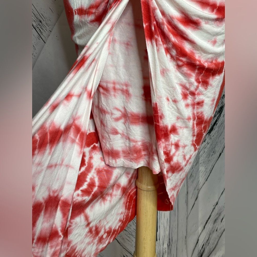 YFB Young Fabulous and Broke Asymmetrical Tie Dye Maxi Dress Small - Picture 4 of 9